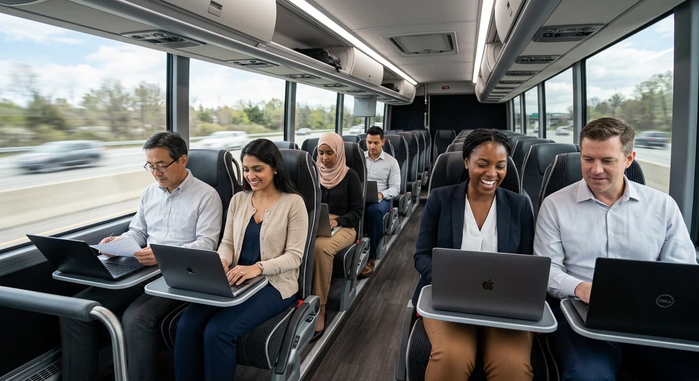 Corporate Events party bus in Fort Lauderdale