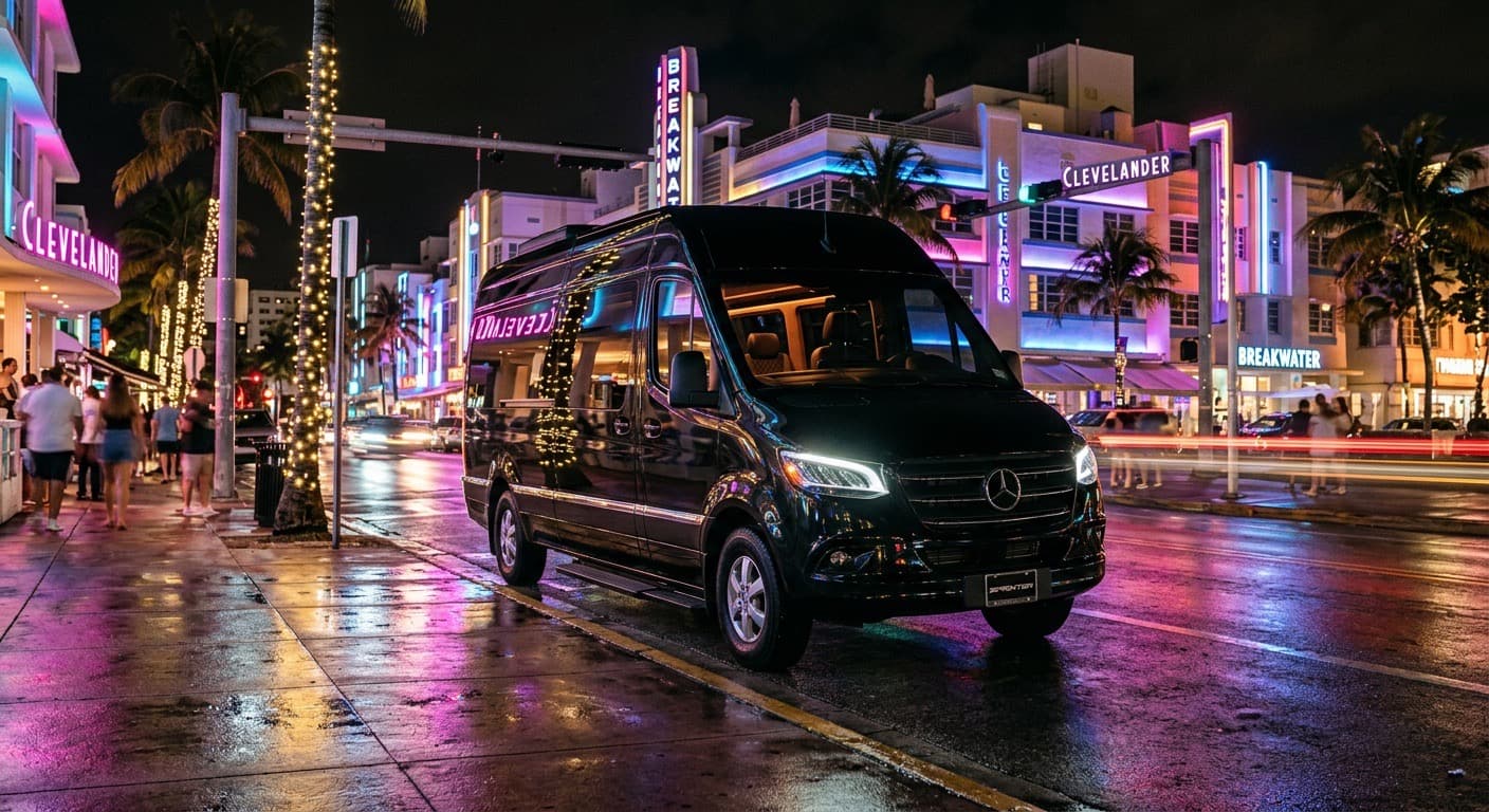 Sprinter Party Van party bus in Fort Lauderdale
